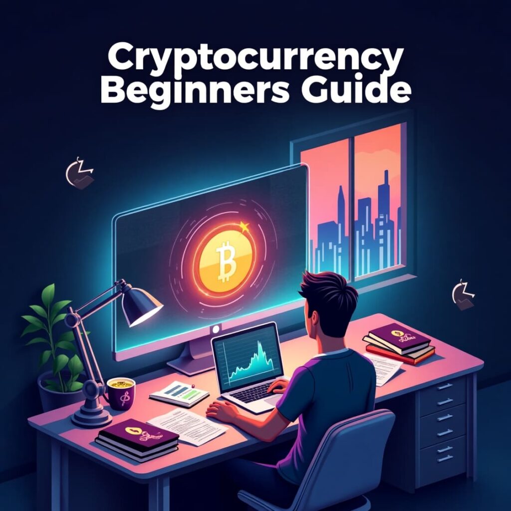 Beginner’s Guide to Building a Smart Crypto Portfolio AI image generated by Leonardo AI
